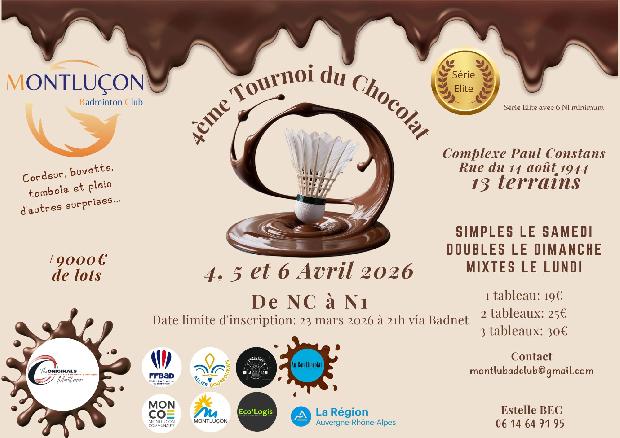 3ème tournoi du Chocolat de Montluçon